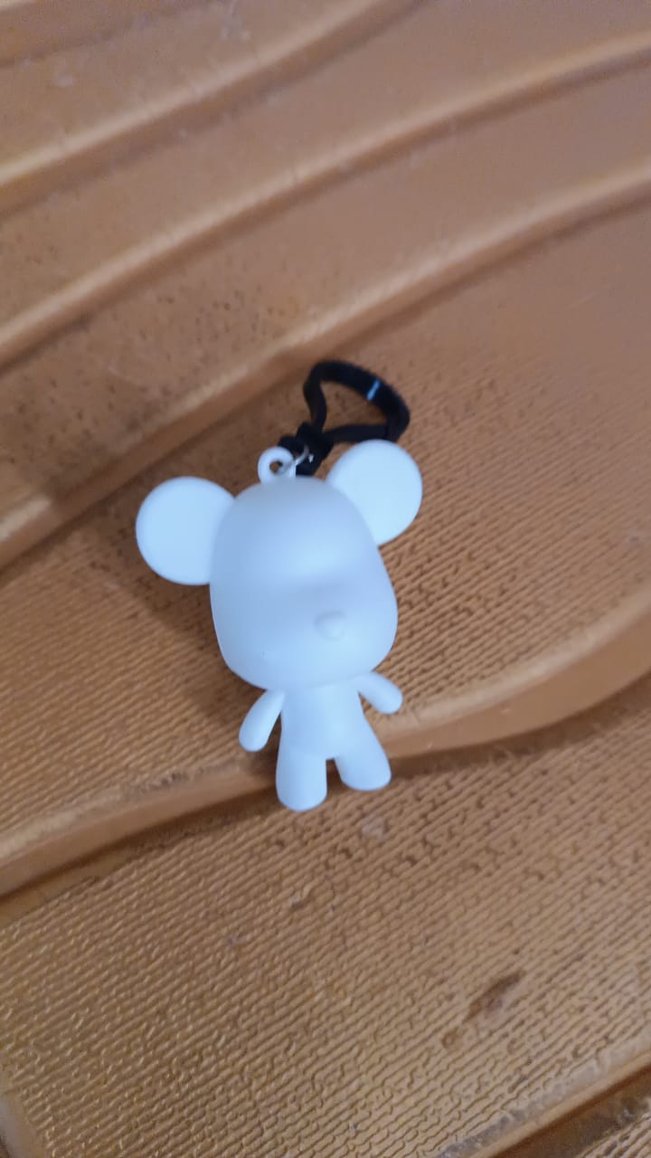 Cute Cartoon Bear Keychain (1 Pc)