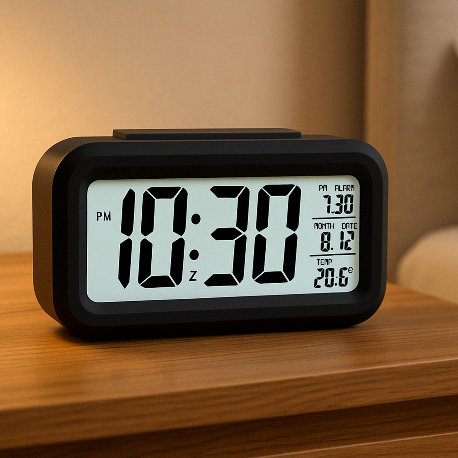 Lume Clock Backlit Alarm