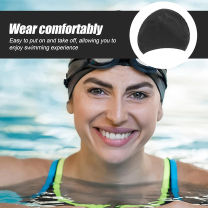 Knx Premium Silicone Waterproof Swimming Cap (1 Pc)