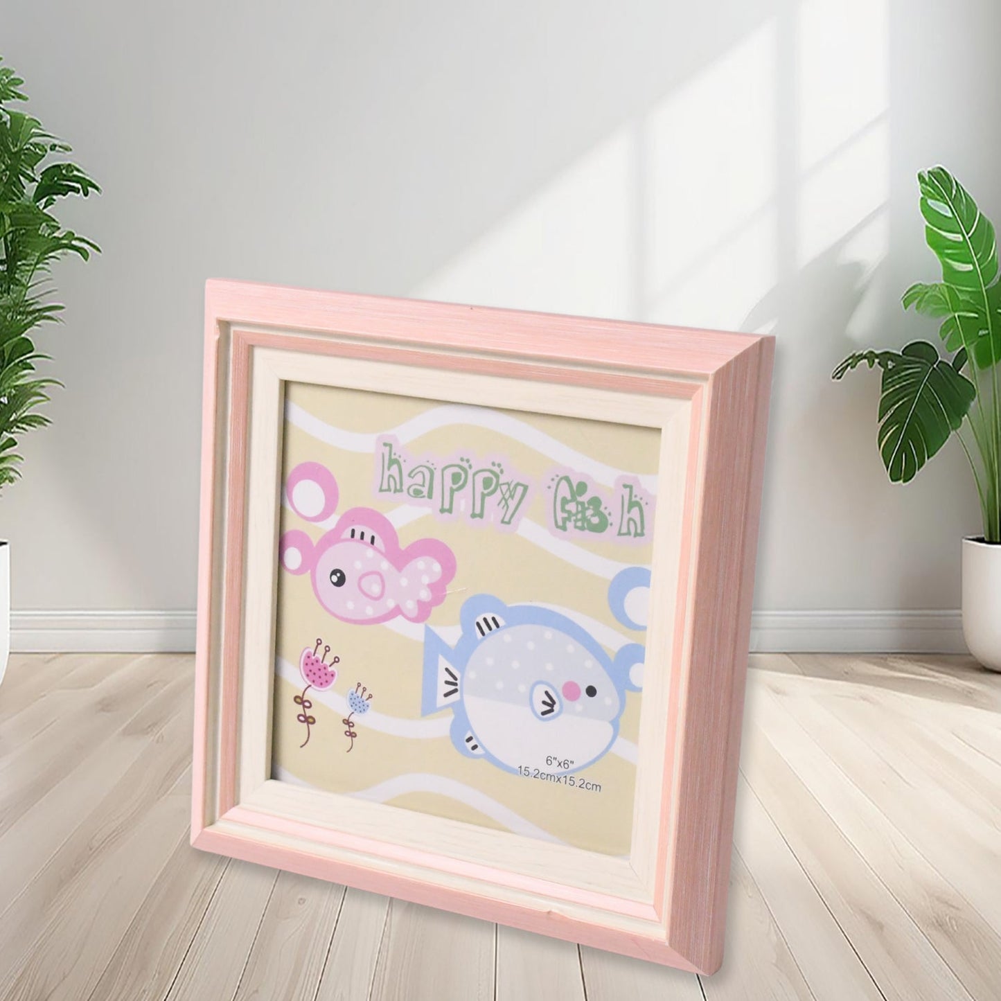 Creative Solid Wooden Photo Frame (15.2cmx15.2cm / 1Pc)