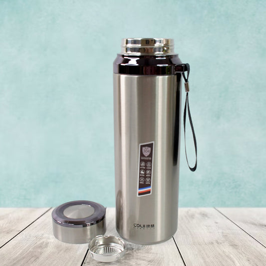 Stainless Steel Insulated Vacuum Bottle (1200ml Approx / Mix Color / 1 Pc)