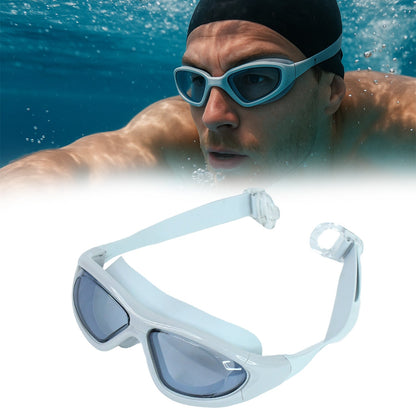 Knx Premium Wide Vision Swimming Goggles With protective hard case (1 Pc)