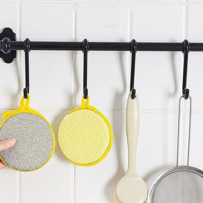 Double Side Dishwashing Sponge Dish Washing Brush (1 Pc)