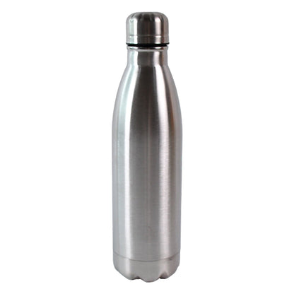 Opulent Steel Silver Flask