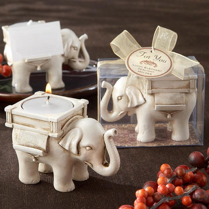 Elephant Design Tealight Stand 