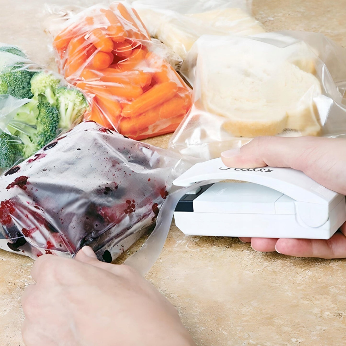 Portable Handheld Plastic Bag Sealer Machine (1 Pc)