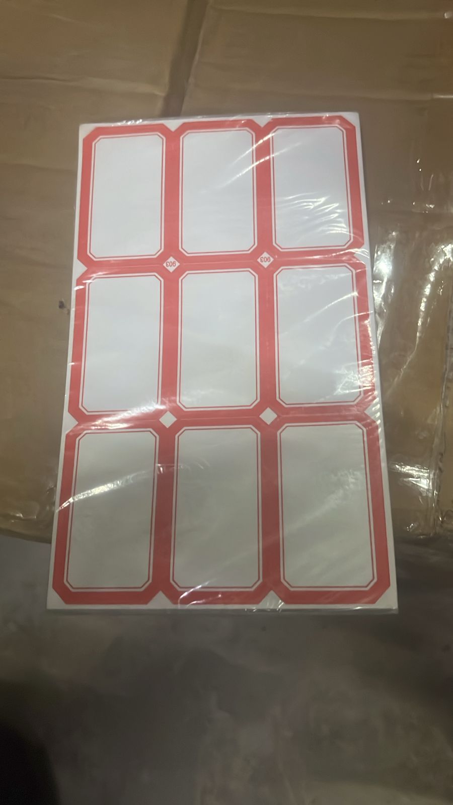 Multipurpose Blank Label Sticker Sheets  Durable Office & Home Labeling Tags – Pack of Sheets (50 Sheet Set)