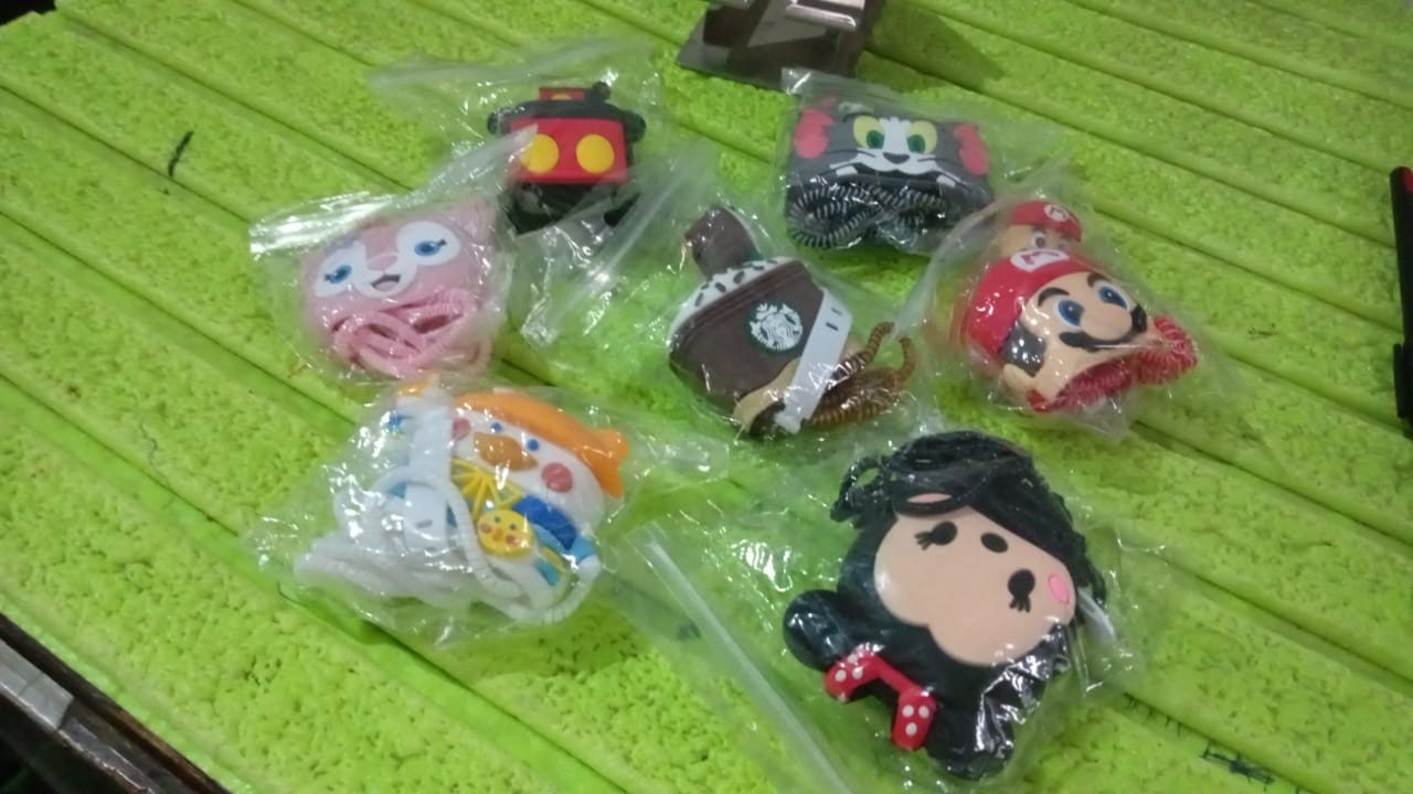 Cartoon Character Silicon Charger Case Cover For iP 18-20W, for iPhone (Mix Design / 1 Pc)